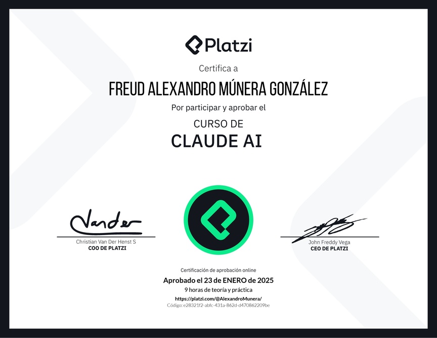 Diploma del Curso de Claude AI