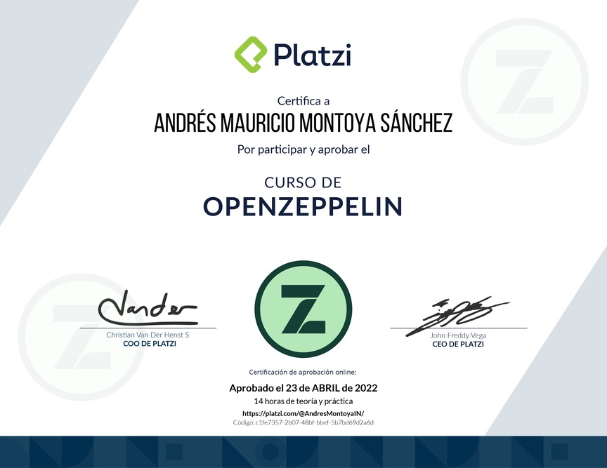 Diploma del Curso de Introducción a OpenZeppelin