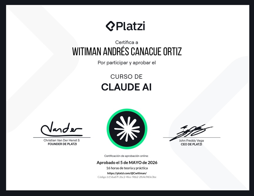 Diploma del Curso de Claude AI