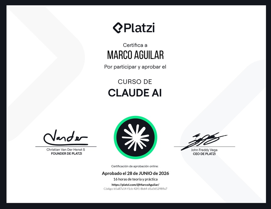 Diploma del Curso de Claude AI