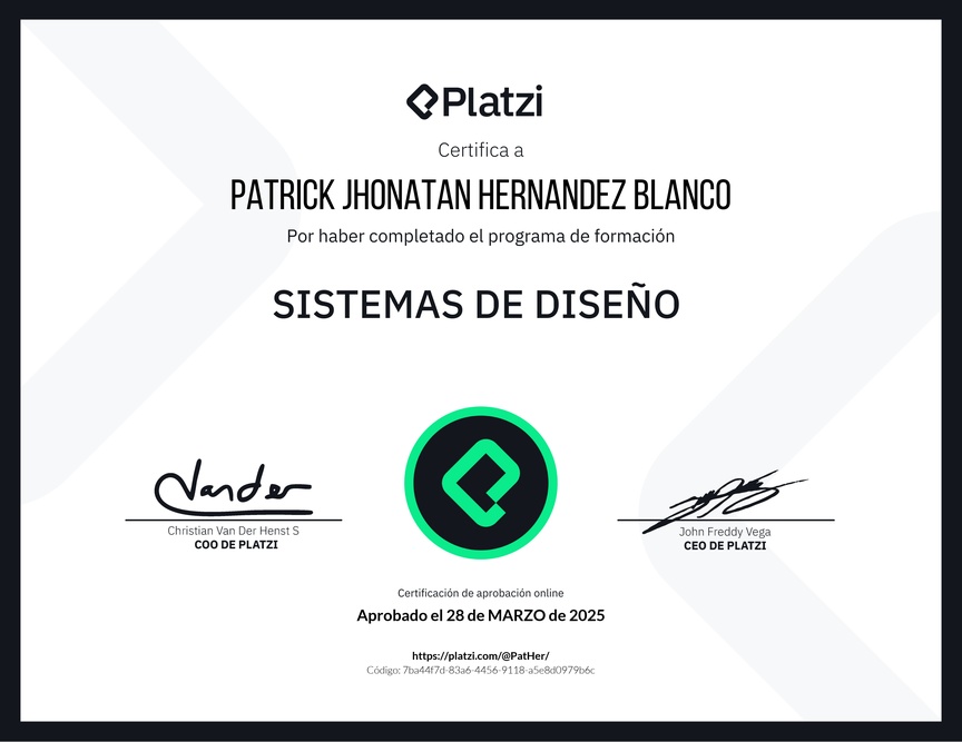 Diploma de la Ruta de Aprendizaje de Domina los Design Systems