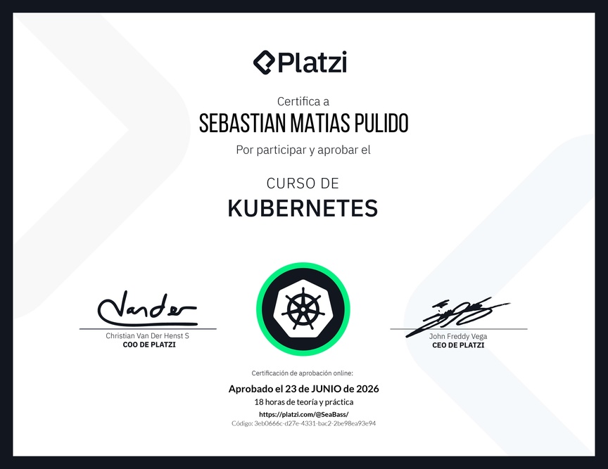 Diploma del Curso de Kubernetes