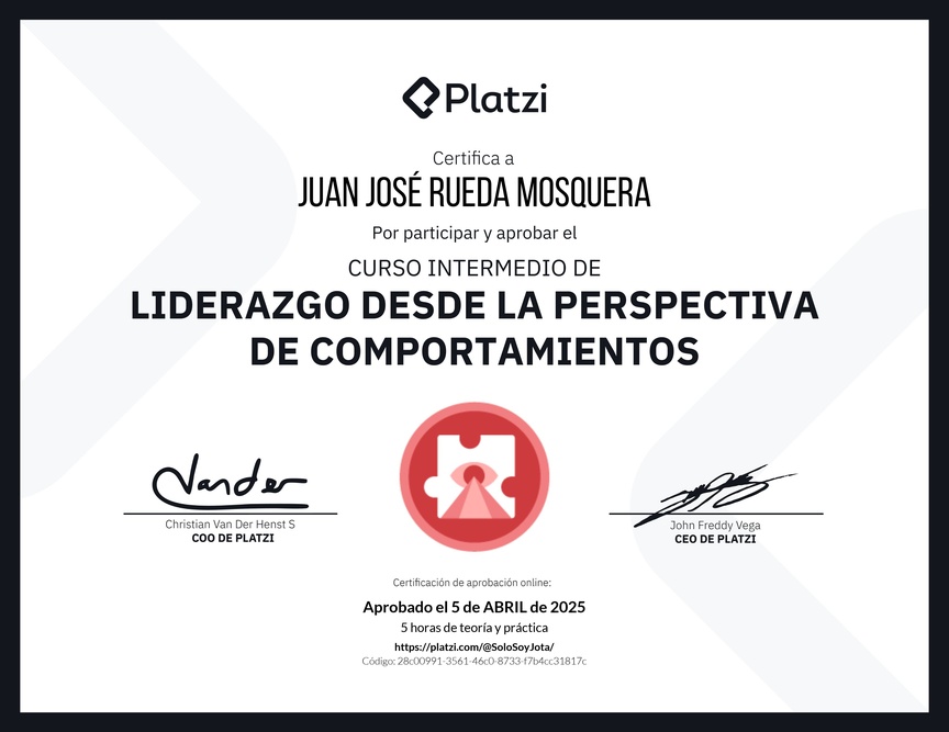 Diploma del Curso Intermedio de Liderazgo: Identifica los Tipos de Liderazgo