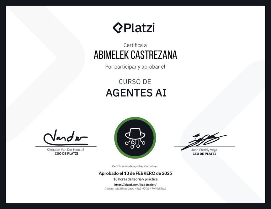 Diploma del Curso de Agentes AI