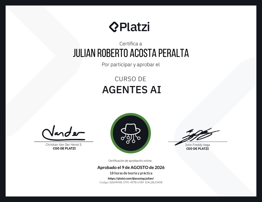 Diploma del Curso de Agentes AI