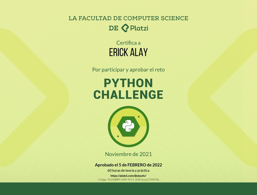 Diploma de Python Challenge