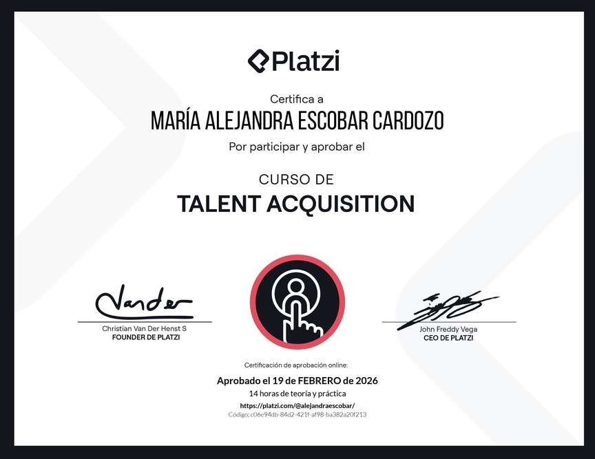 Diploma del Curso de Talent Acquisition