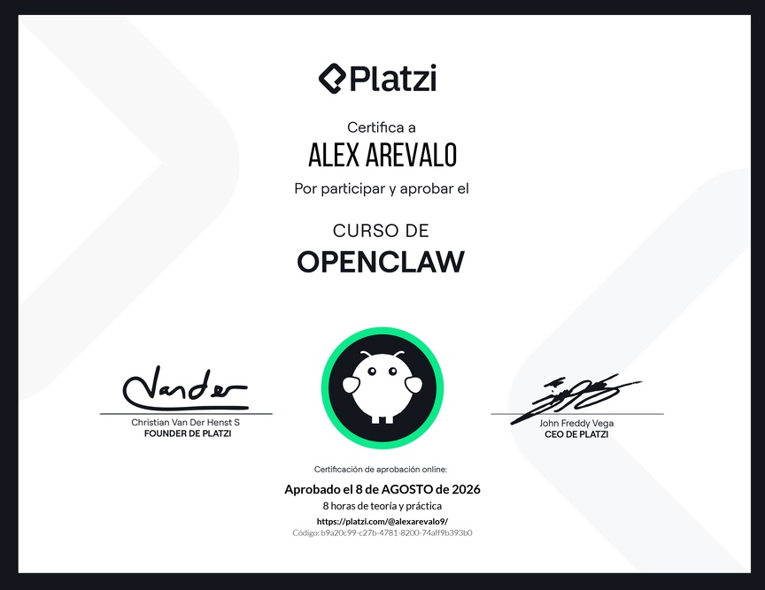 Diploma del Curso de OpenClaw
