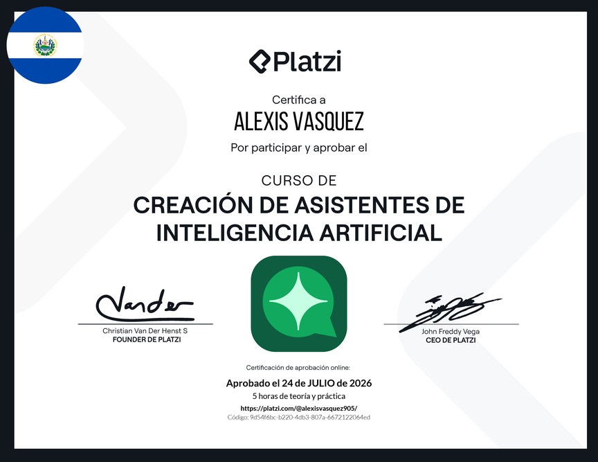 Diploma de Crea un asistente de IA que trabaje por ti sin programar