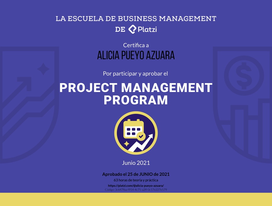 Diploma de Project Management Program