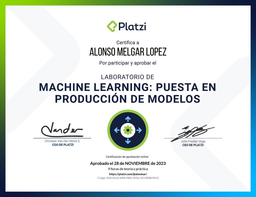 Diploma de Laboratorio de Machine Learning: Puesta en Producción de Modelos