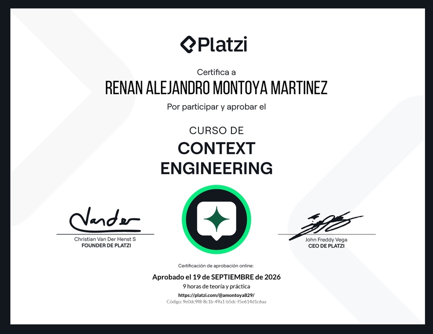 Diploma del Curso de Context Engineering