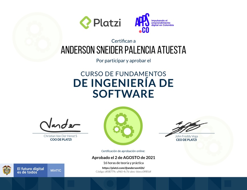 Diploma de Fundamentos de Ingeniería de Software