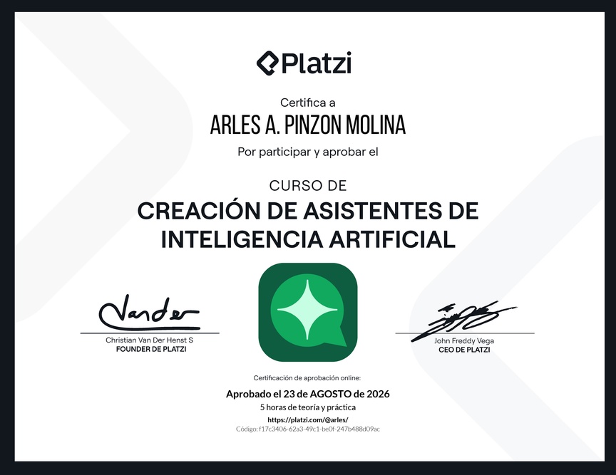 Diploma de Crea un asistente de IA que trabaje por ti sin programar
