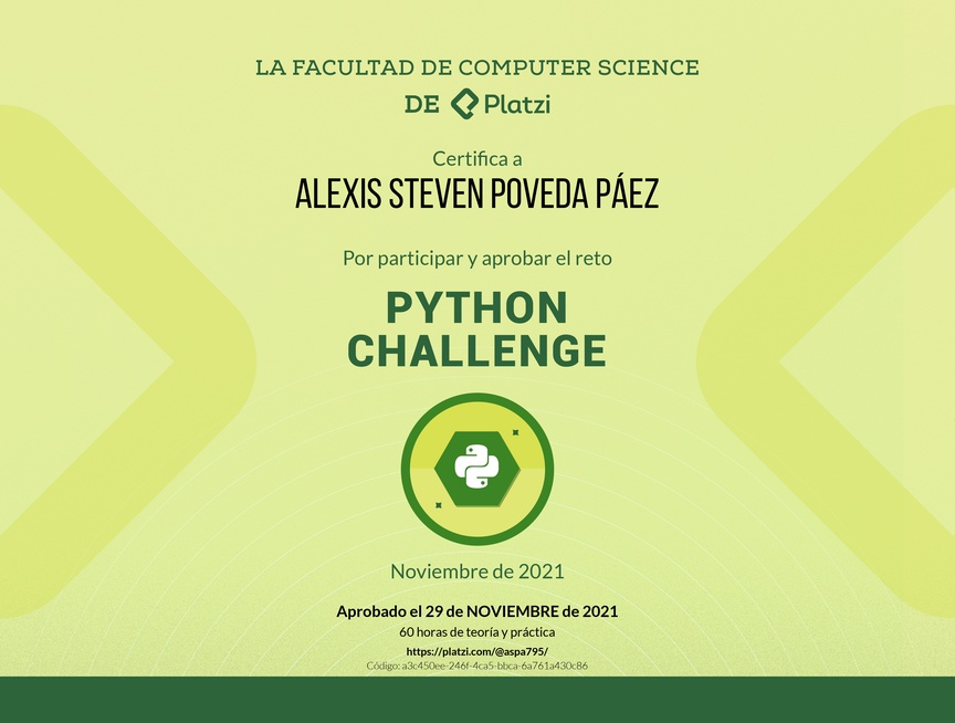 Diploma de Python Challenge
