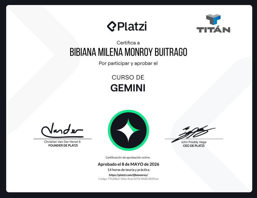 Diploma del Curso de Gemini
