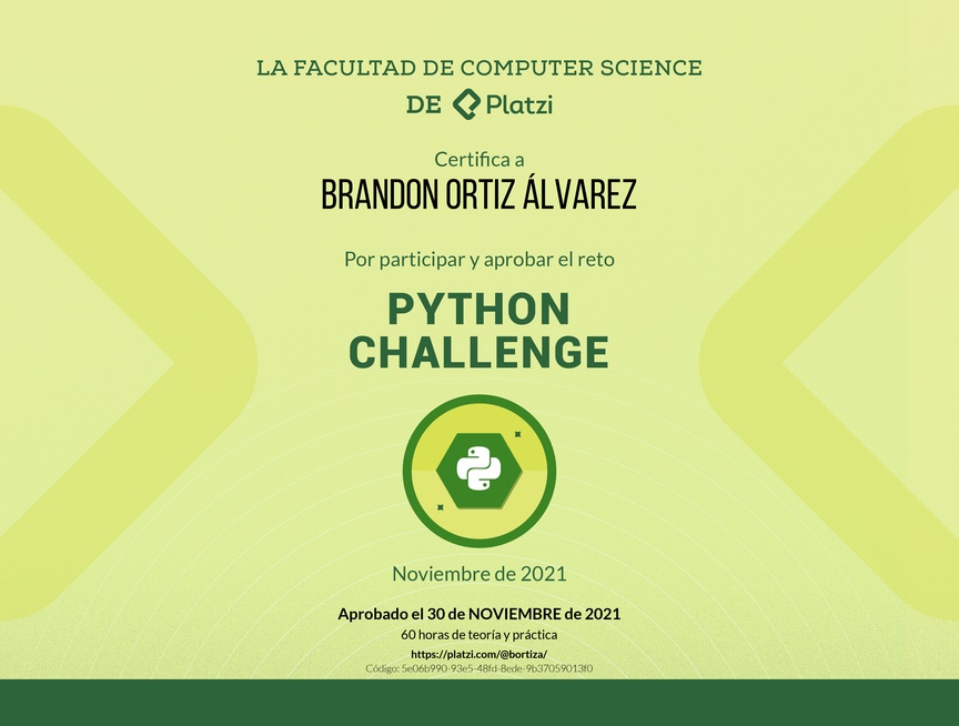 Diploma de Python Challenge