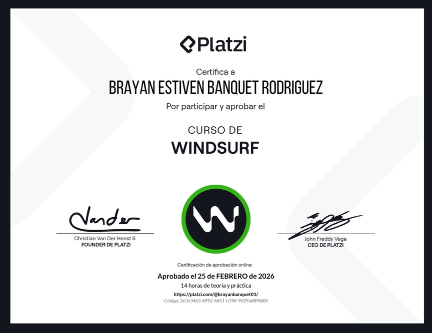 Diploma del Curso de Windsurf AI