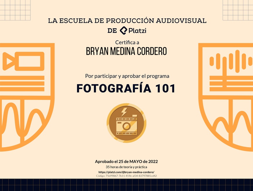 Diploma de Fotografía 101