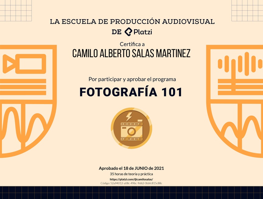 Diploma de Fotografía 101