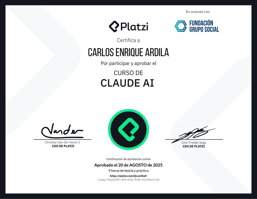 Diploma del Curso de Claude AI