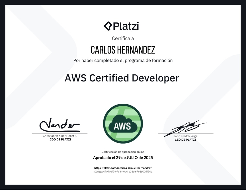 Diploma de la Ruta de Aprendizaje de AWS Certifications
