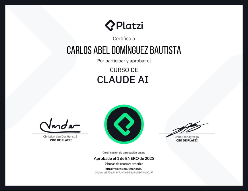 Diploma del Curso de Claude AI