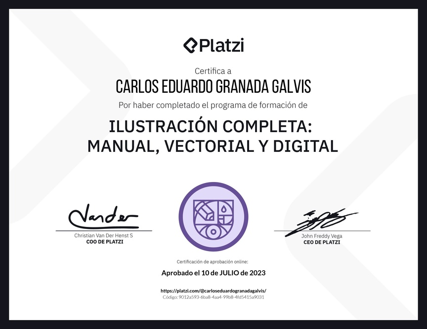Diploma de la Ruta de Aprendizaje de Ilustración Completa: Manual, Vectorial y Digital