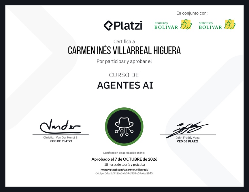 Diploma del Curso de Agentes AI