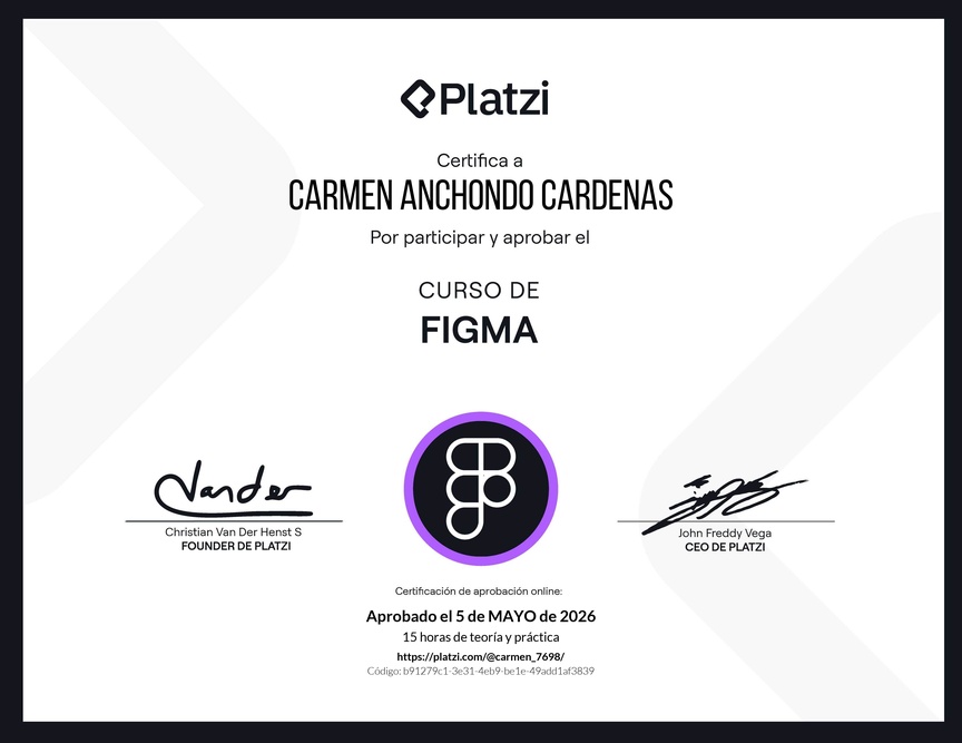 Diploma del Curso de Figma