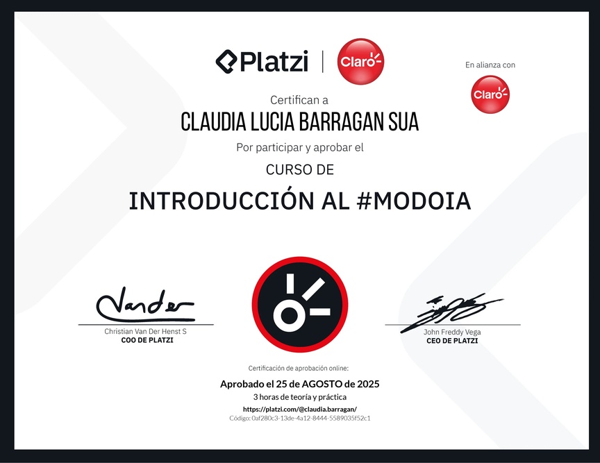 Diploma de Introducción al #modoIA