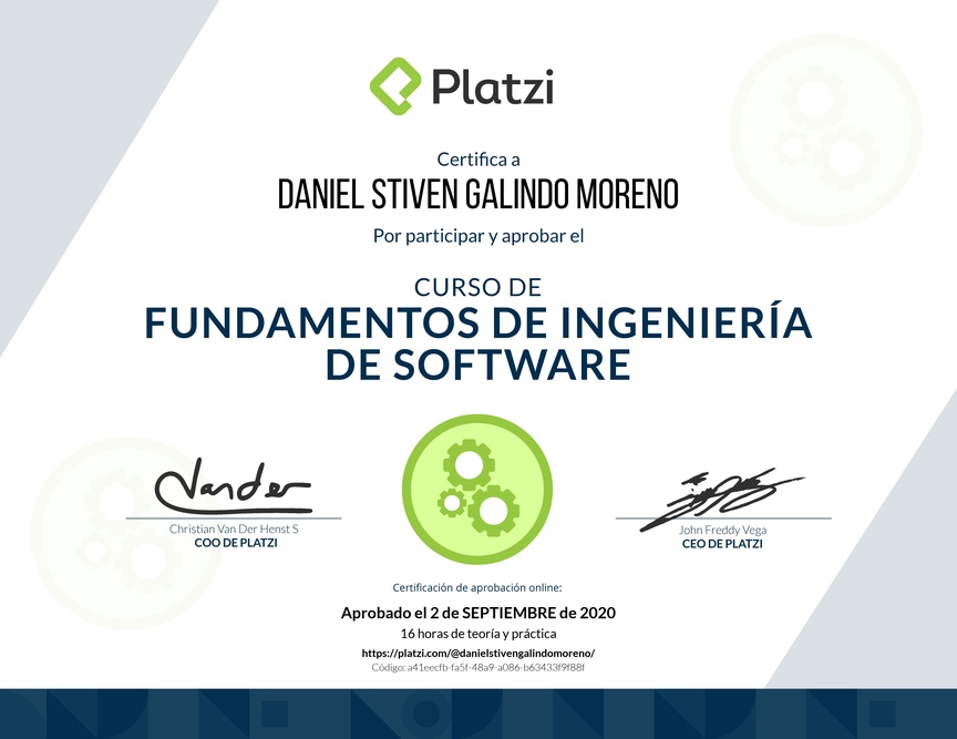Diploma de Fundamentos de Ingeniería de Software