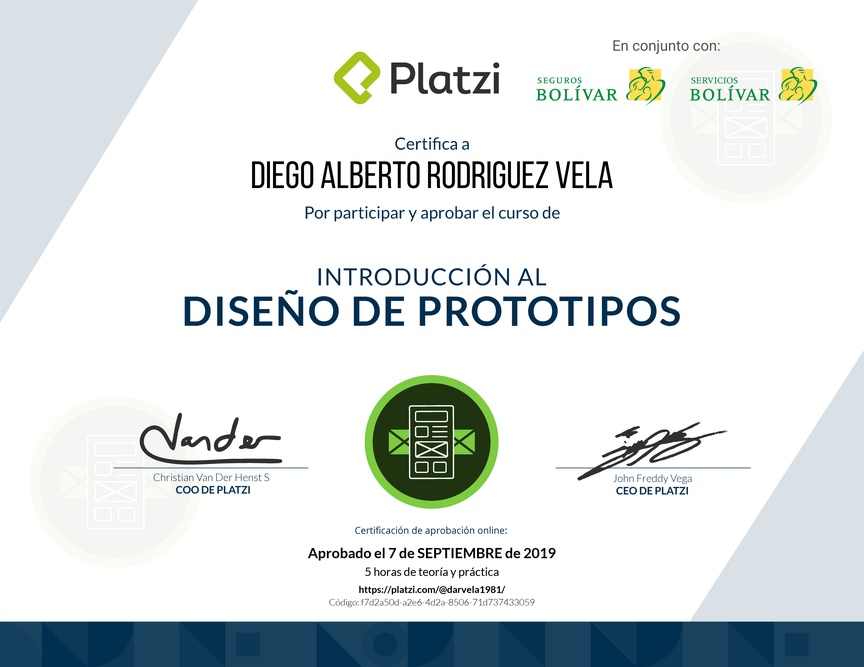 Diploma de Introducción al Diseño de Prototipos 2018
