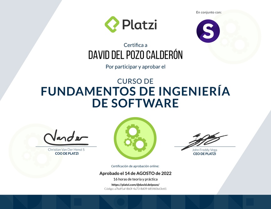 Diploma de Fundamentos de Ingeniería de Software