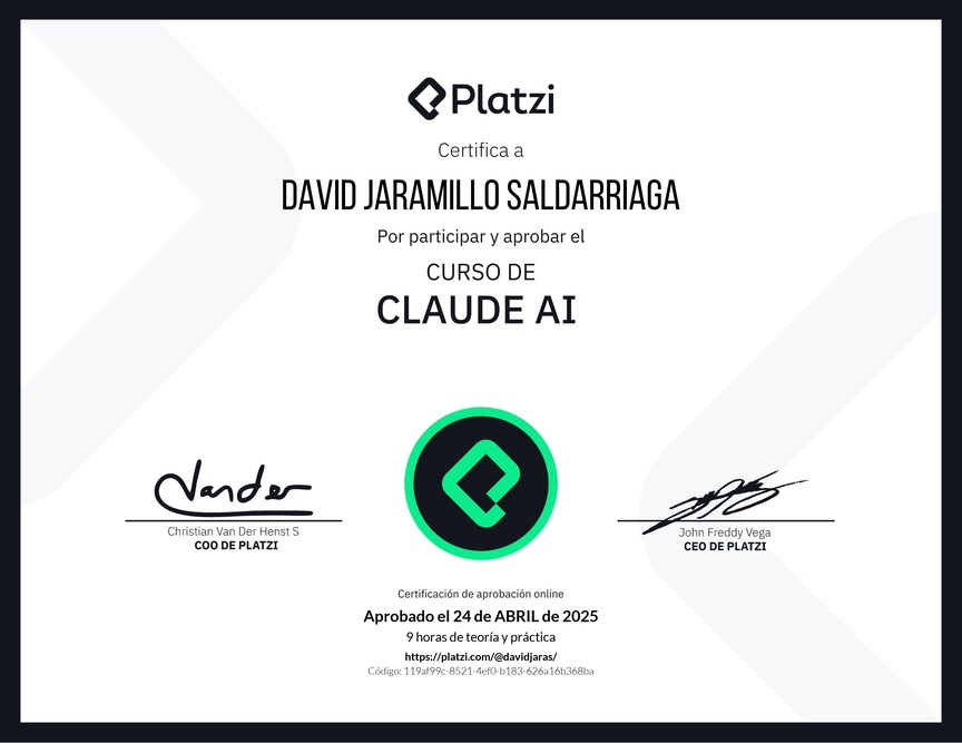Diploma del Curso de Claude AI