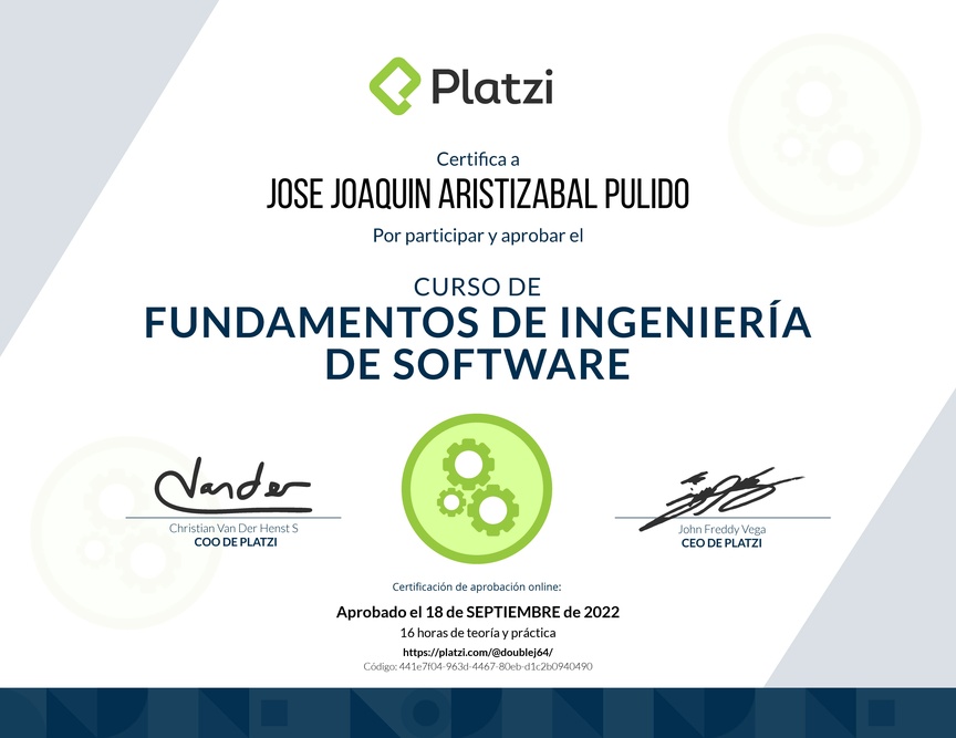 Diploma de Fundamentos de Ingeniería de Software