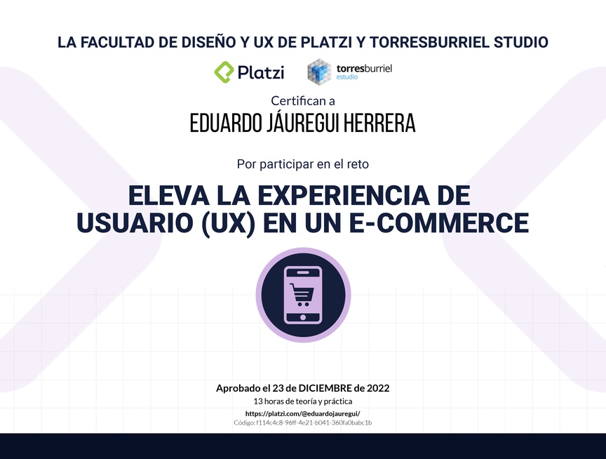 Diploma de Reto: Optimiza la UX de un E-Commerce