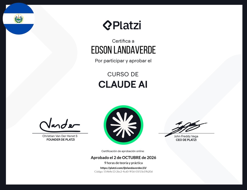 Diploma del Curso de Claude AI
