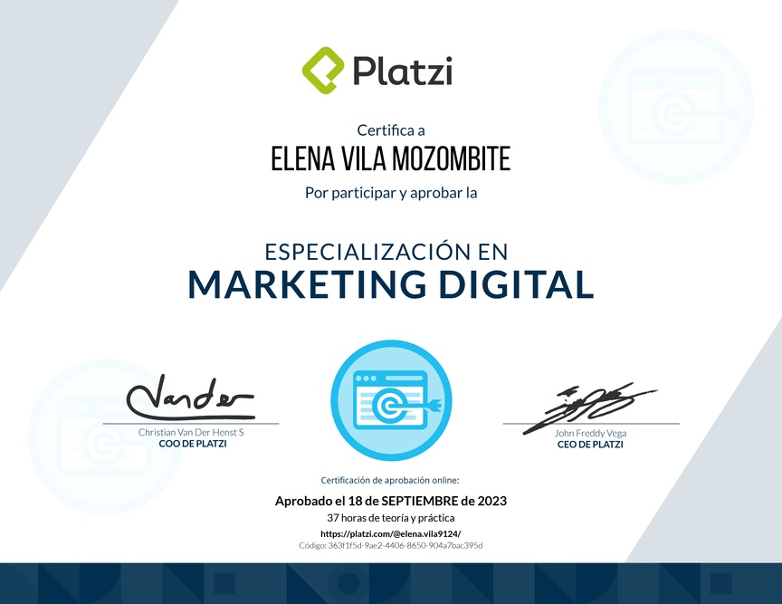 Diploma de Especialización en Marketing Digital