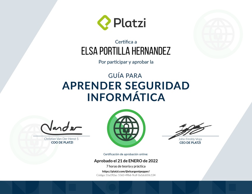 Diploma de Guía para Aprender Seguridad Informática