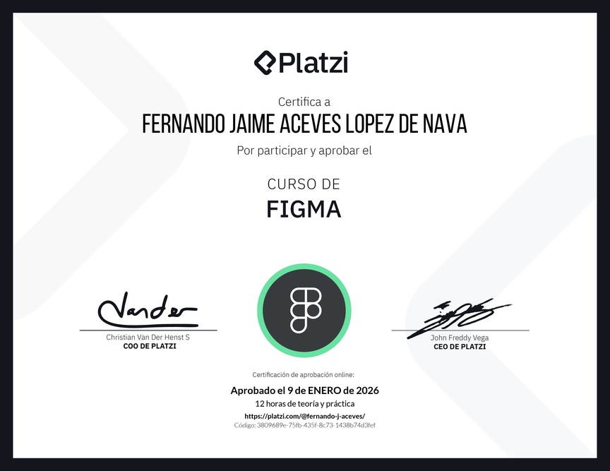 Diploma del Curso de Figma