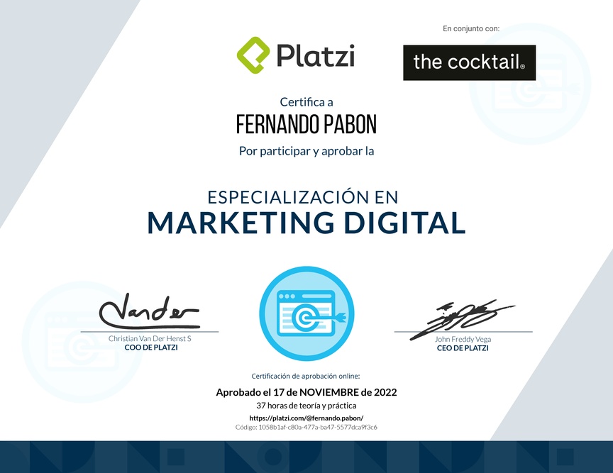 Diploma de Especialización en Marketing Digital
