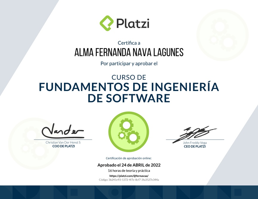 Diploma de Fundamentos de Ingeniería de Software