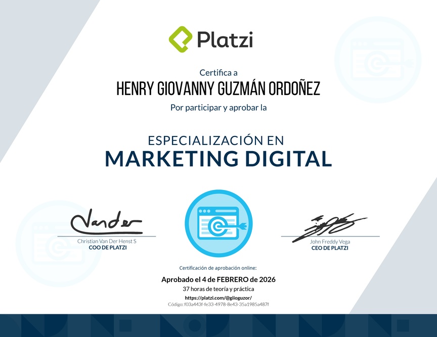 Diploma de Especialización en Marketing Digital