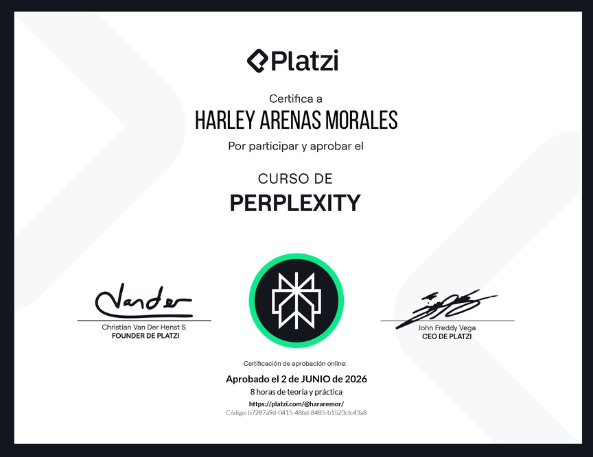Diploma del Curso de Perplexity AI