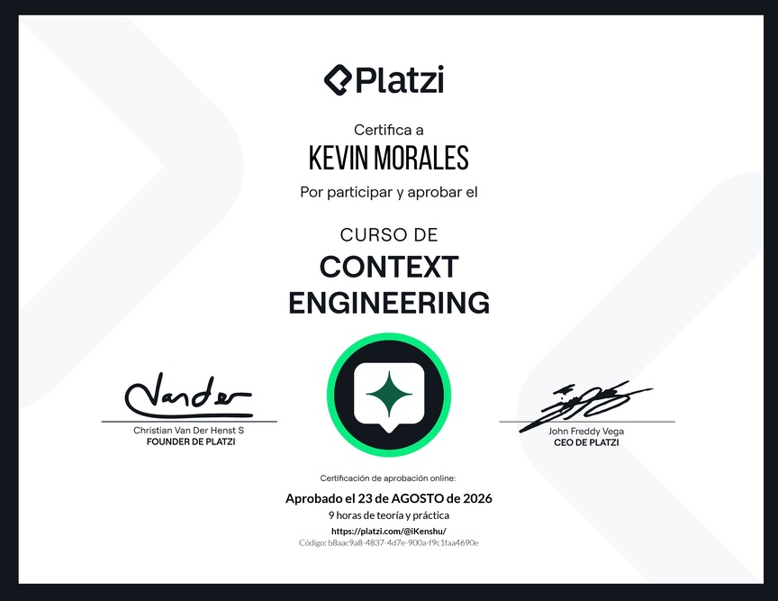 Diploma del Curso de Context Engineering
