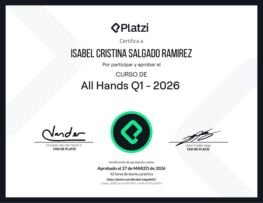 Diploma de All Hands Q1 - 2026