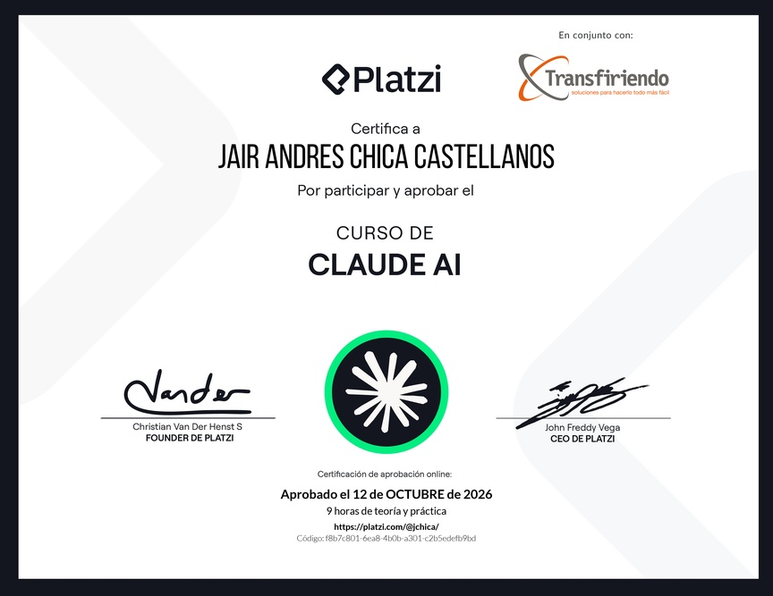 Diploma del Curso de Claude AI