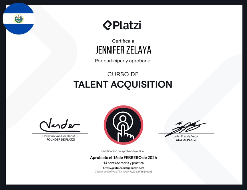 Diploma del Curso de Talent Acquisition