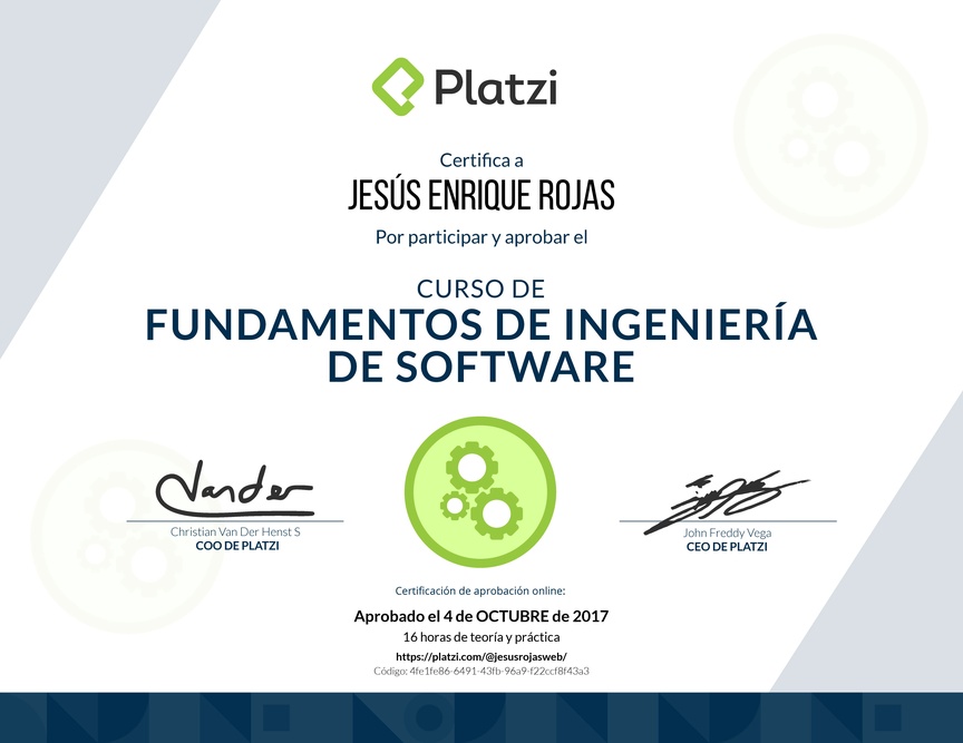 Diploma de Fundamentos de Ingeniería de Software